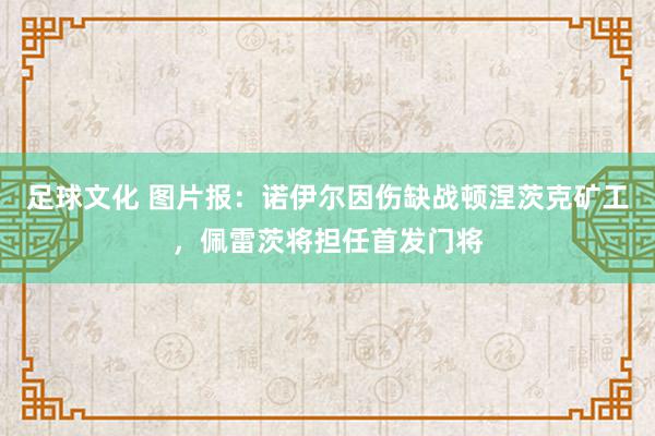 足球文化 图片报：诺伊尔因伤缺战顿涅茨克矿工，佩雷茨将担任首发门将