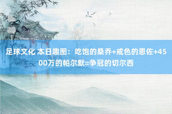 足球文化 本日趣图：吃饱的桑乔+戒色的恩佐+4500万的帕尔默=争冠的切尔西