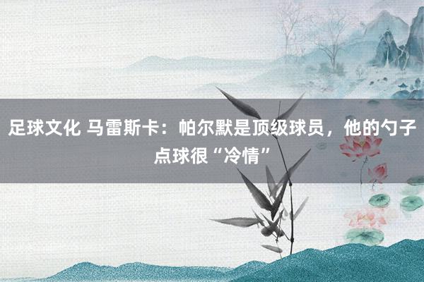 足球文化 马雷斯卡：帕尔默是顶级球员，他的勺子点球很“冷情”